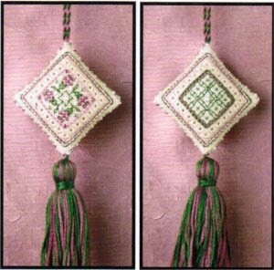 Berries &amp; Shortcake Fob (with embellishments)