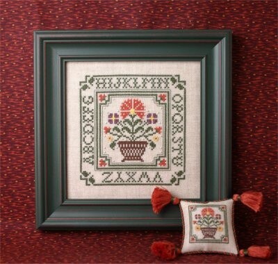 Country Flowers Sampler (with embellishments)