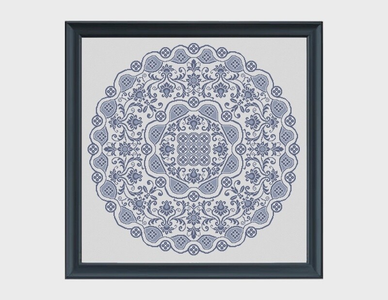 Gossamer Lace in Cross Stitch