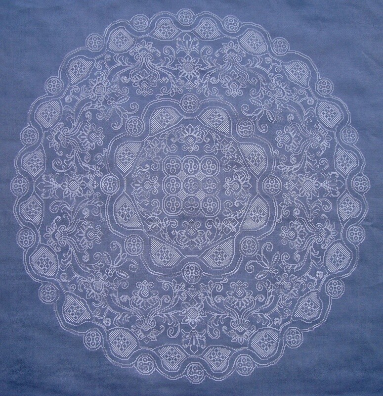 Gossamer Lace in Blackwork