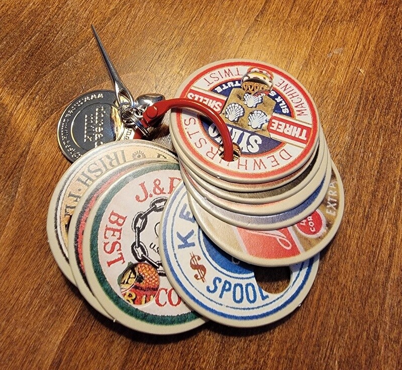 Spool Label Thread Milk - Floss Drops