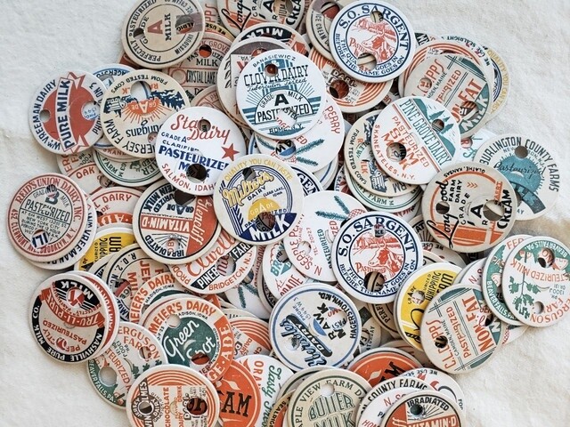 Thread Milk 50 Pack of Milk Caps