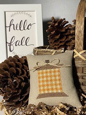 Pumpkin Plaid Spool