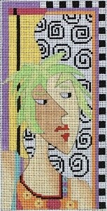 Eye Glass Green Hair