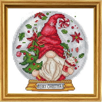 Snow Globe Christmas Gnome