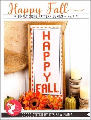 Simply Signs Series #4 - Happy Fall