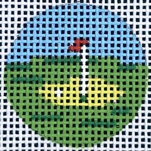 Golf Putting Green - Key Fob Insert