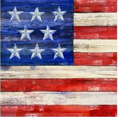 All-American Flag Coaster 1