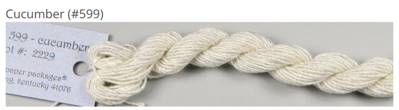 Silk &amp; Ivory Stardust - 599 - Cucumber