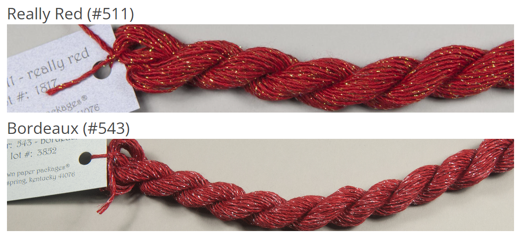 Silk &amp; Ivory Stardust - 511 - Really Red