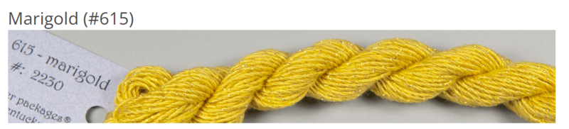 Silk &amp; Ivory Stardust - 615 - Marigold