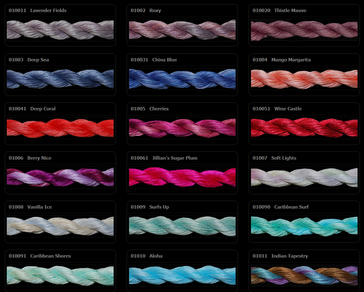 ThreadworX Overdyed Floss - 010090 - Carribean Surf