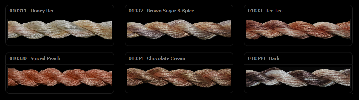 ThreadworX Overdyed Floss - 001034 - Chocolate Cream