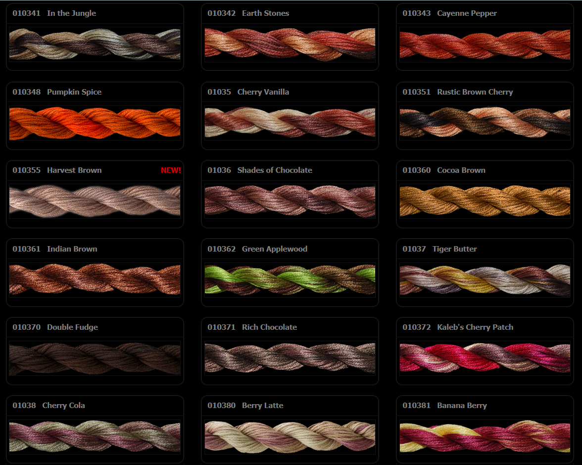 ThreadworX Overdyed Floss - 01035 - Cherry Vanilla