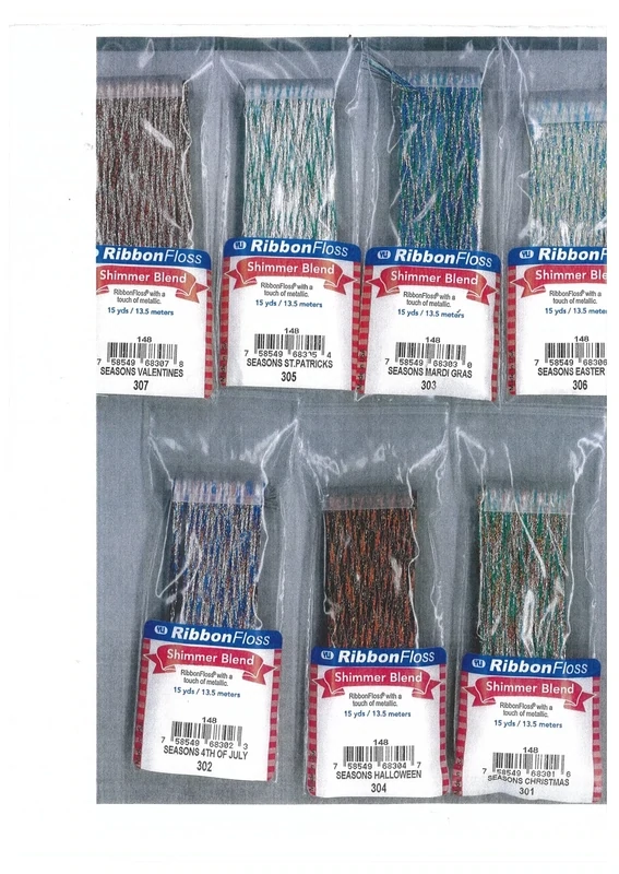 YLI Shimmer Blend Ribbon Floss - 148-301 - Seasons Christmas