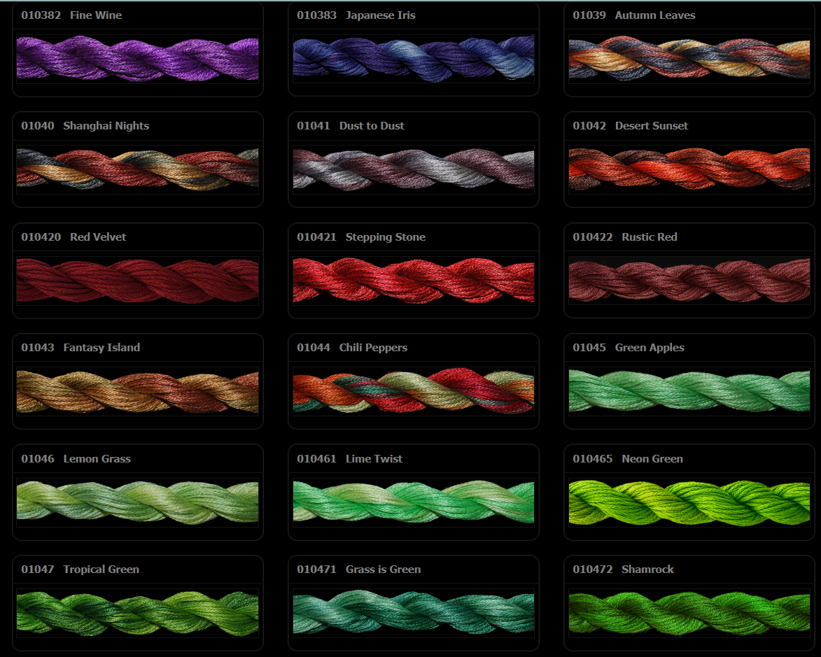 ThreadworX Overdyed Floss - 01043 - Fantasy Island