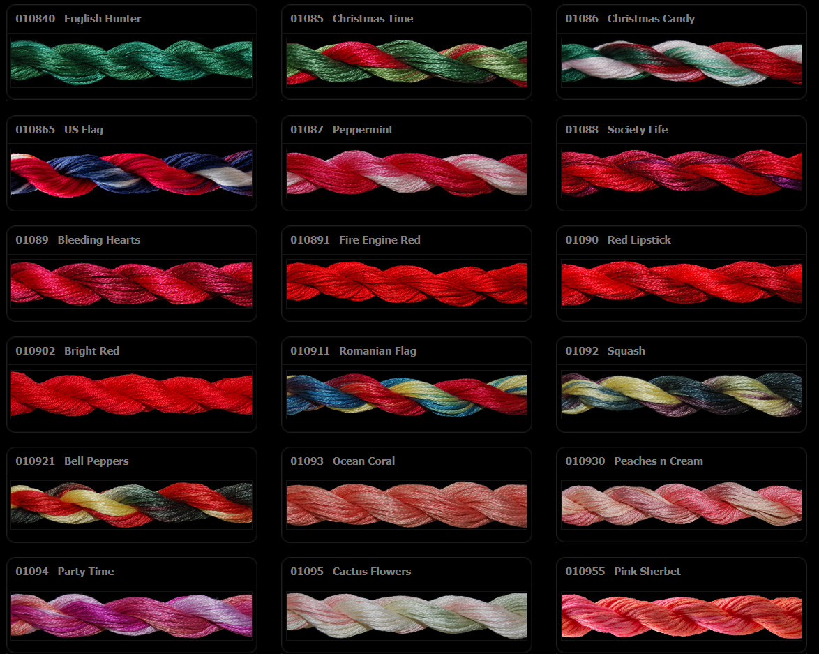 ThreadworX Overdyed Floss - 010911 - Romanian Flag