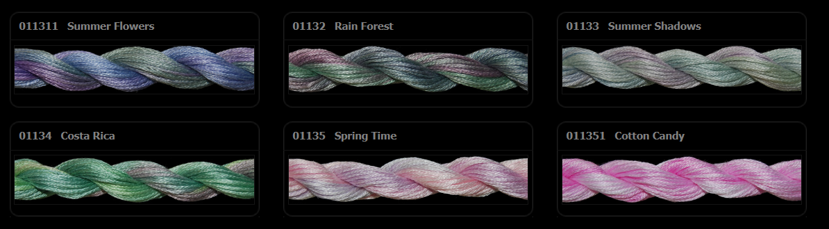ThreadworX Overdyed Floss - 01133 - Summer Shadows