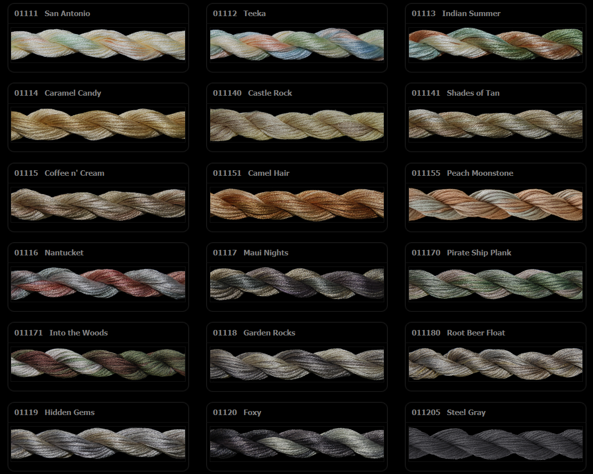 ThreadworX Overdyed Floss - 01117 - Maui Nights