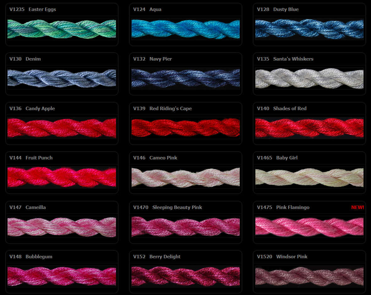 ThreadworX Overdyed Vinyard Silk - V0128 - Dusty Blue