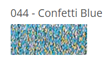 Kreinik Braid - 044 - Confetti Blue, Size: #8