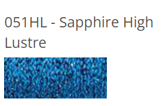 Kreinik Braid - 051HL - Sapphire High Lustre, Size: #4