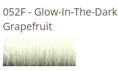 Kreinik Braid - 052F - Grapefruit Glow-in-the-Dark, Size: #4