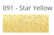 Kreinik Braid - 091 - Star Yellow, Size: #4