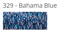 Kreinik Braid - 329 - Bahama Blue, Size: #12