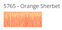 Kreinik Braid - 5765 - Orange Sherbert, Size: #12