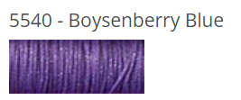Kreinik Braid - 5540 - Boysenberry Blue, Size: #16