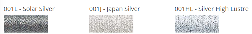 Kreinik Braid - 001HL - Silver High Lustre, Size: #4