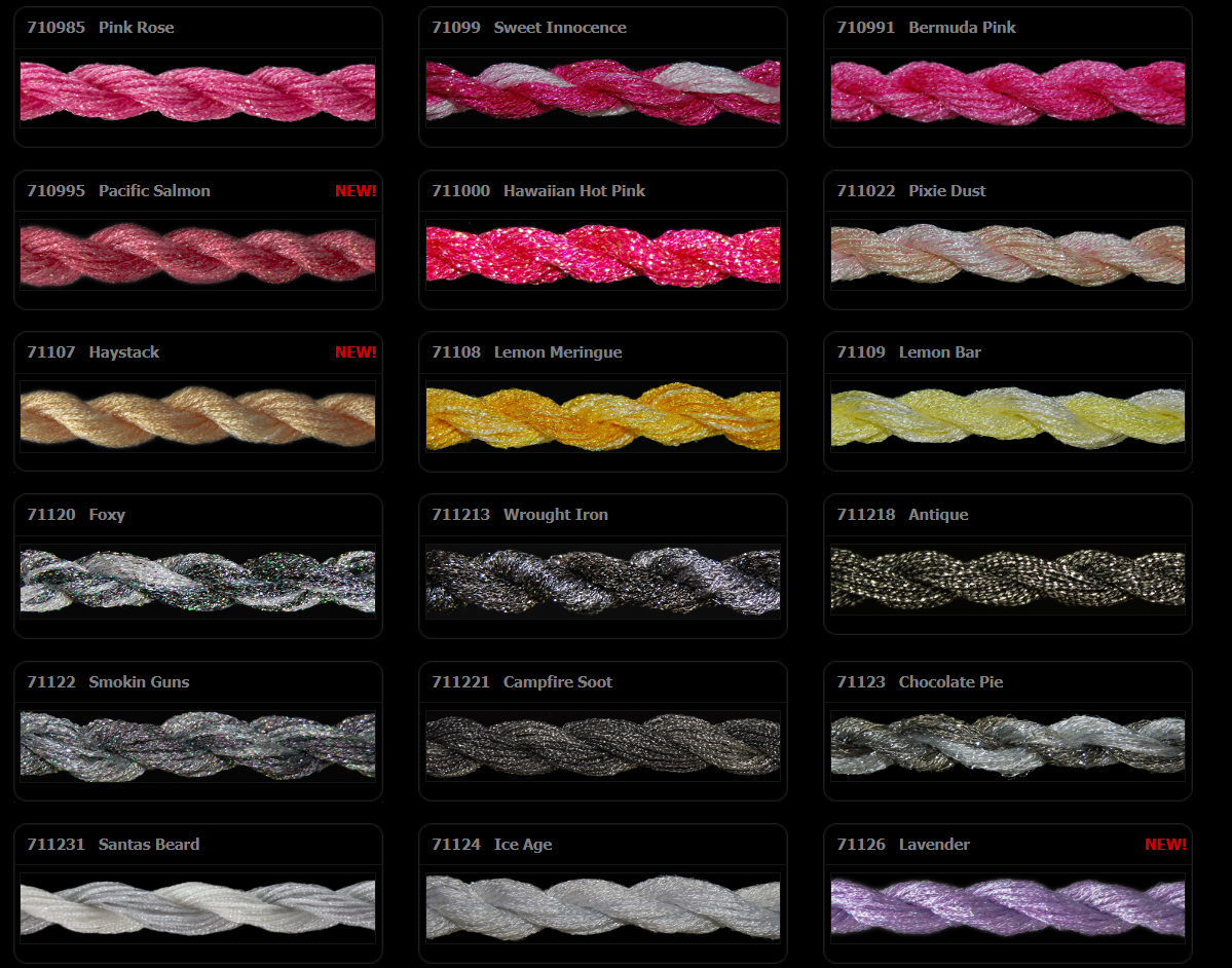 ThreadworX Overdyed Kreinik Braid - 01108 - Lemon Meringue, Size: #8