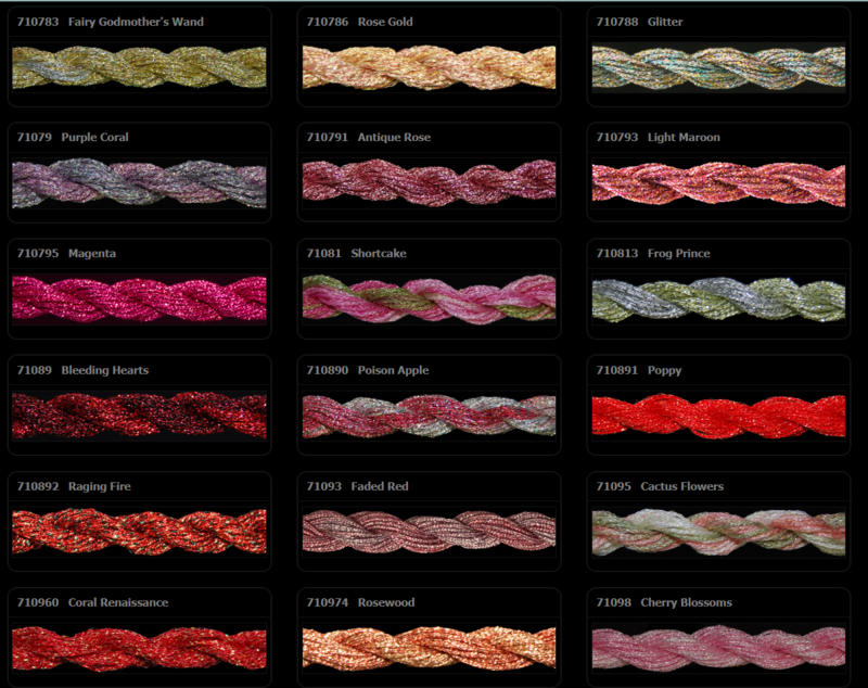 ThreadworX Overdyed Kreinik Braid - 01098 - Cherry Blossoms
