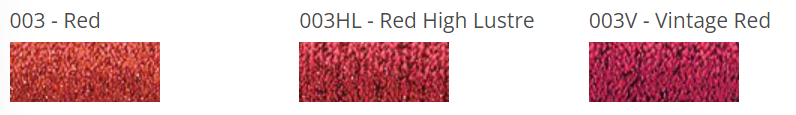 Kreinik Braid - 003HL - Red High Lustre