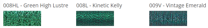 Kreinik Braid - 008HL - Green High Lustre, Size: #12
