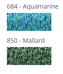 Kreinik Braid - 850 - Mallard, Size: #12