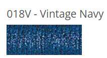 Kreinik Braid - 018V - Navy Vintage, Size: #24