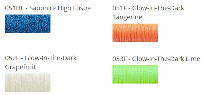 Kreinik Ribbon - 052F - Grapefruit Glow-in-the-Dark