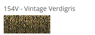 Kreinik Ribbon - 154V - Verdigris Vintage
