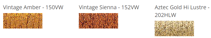 Kreinik Wired Braid #16 - 150VW - Vintage Amber