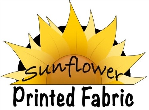 28CT - Linen - Sunflower Printed Fabric