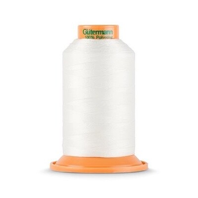 Gutterman Tera Polyester Multifilament Thread - TEX 75 - White