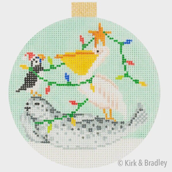 Festive Sea Friends - Sea Lion, Penguin, Pelican
