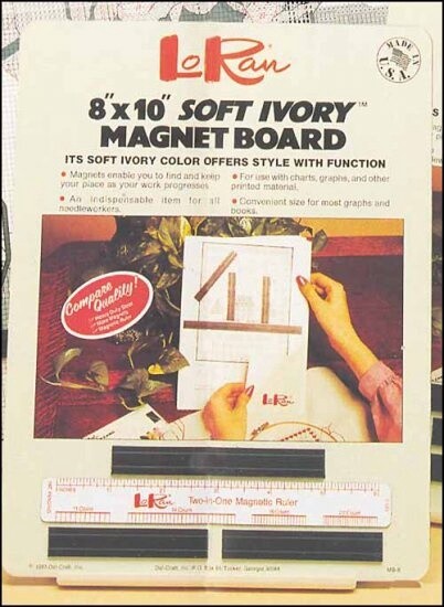 8"x10" Line Minder w/ Magnetic Ruler (Metal Magnet Board)