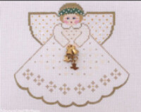 Angel with charms: Wedding (white)