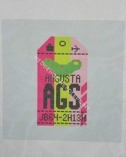 Augusta AGS - Retro Travel Tag