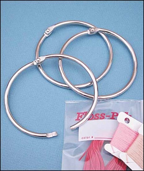 3" Metal Split Ring for Floss Organizers