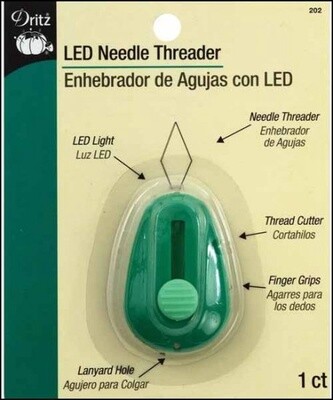 LED needle threader