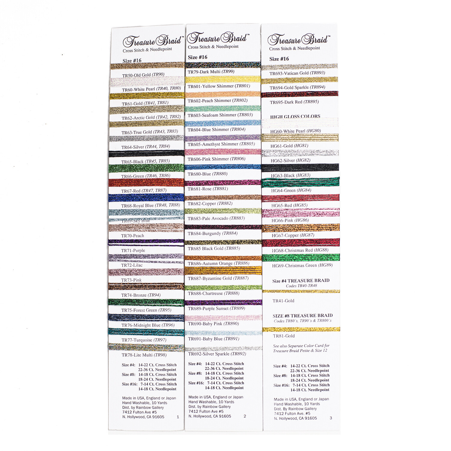 Treasure Braid - HG85 - Red